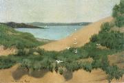 William Stott of Oldham The Little Bay Spain oil painting artist